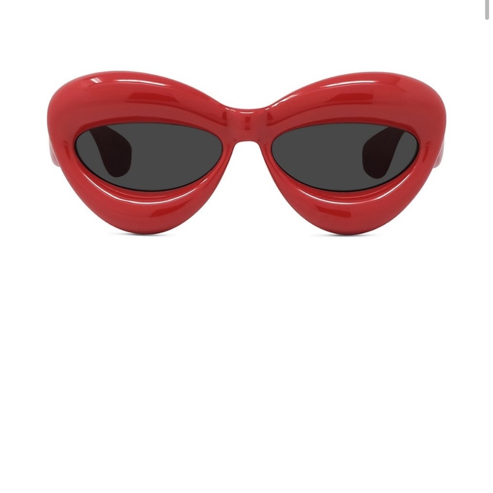 Loewe
55MM Inflated Cat-Eye Sunglasses in red